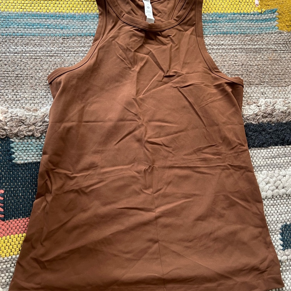 Lululemon Brown Sleeveless Tank Top